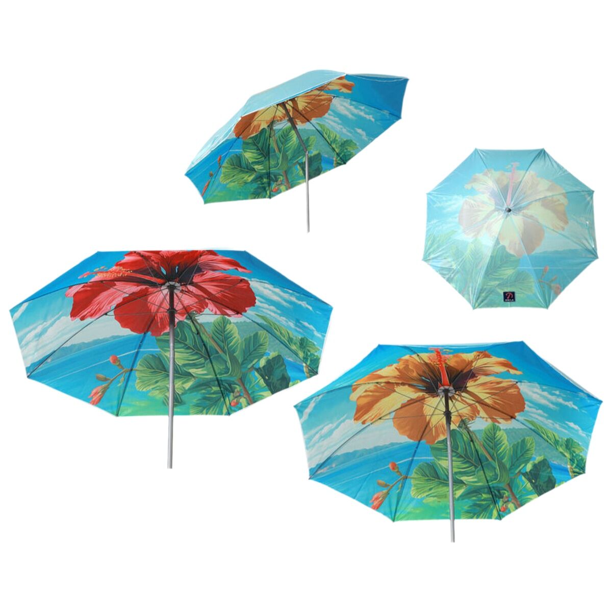 Beach parasol Ø 220 cm SPF50+ Flower Beach parasol Ø 220 cm SPF50+ Flower