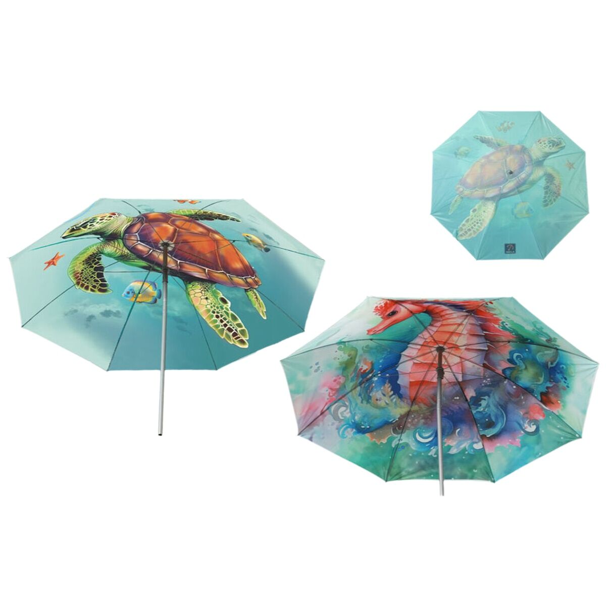 Beach parasol Ø 140 cm SPF50+ Navy