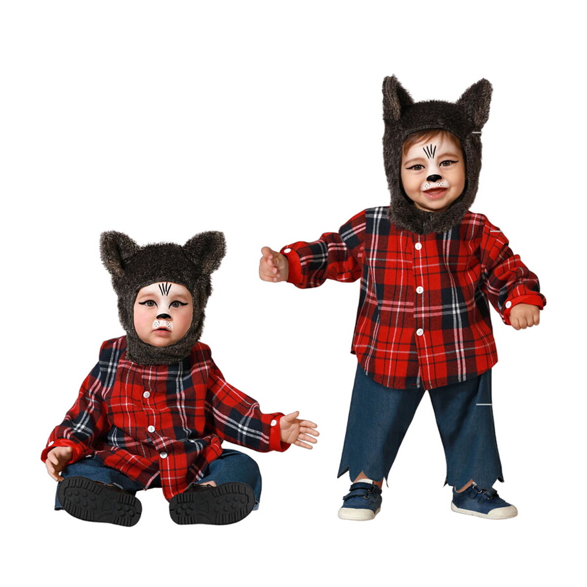 Costume for Babies Brown Wolf Costume for Babies Brown Wolf