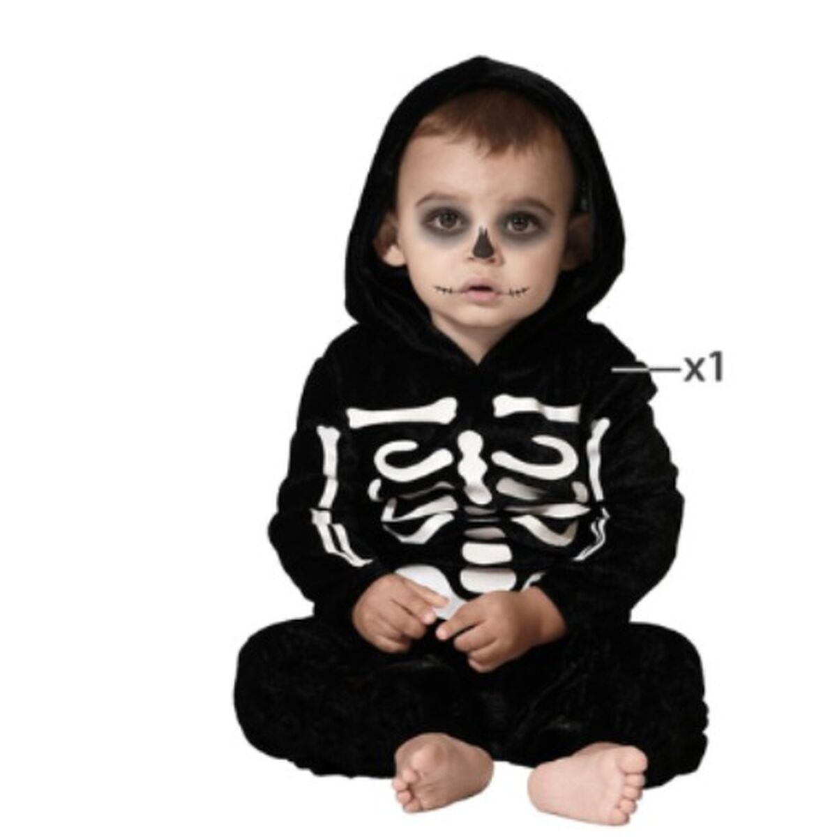 Costume for Babies Skeleton 6-12 Months
