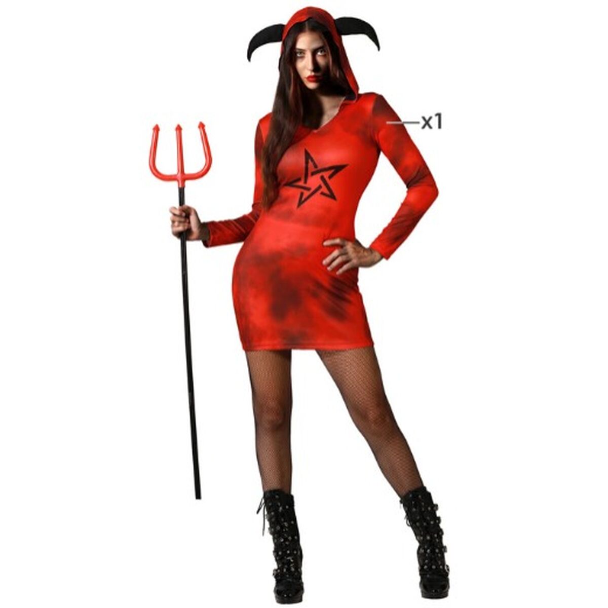 Costume for Adults Female Demon XL Costume for Adults Female Demon XL