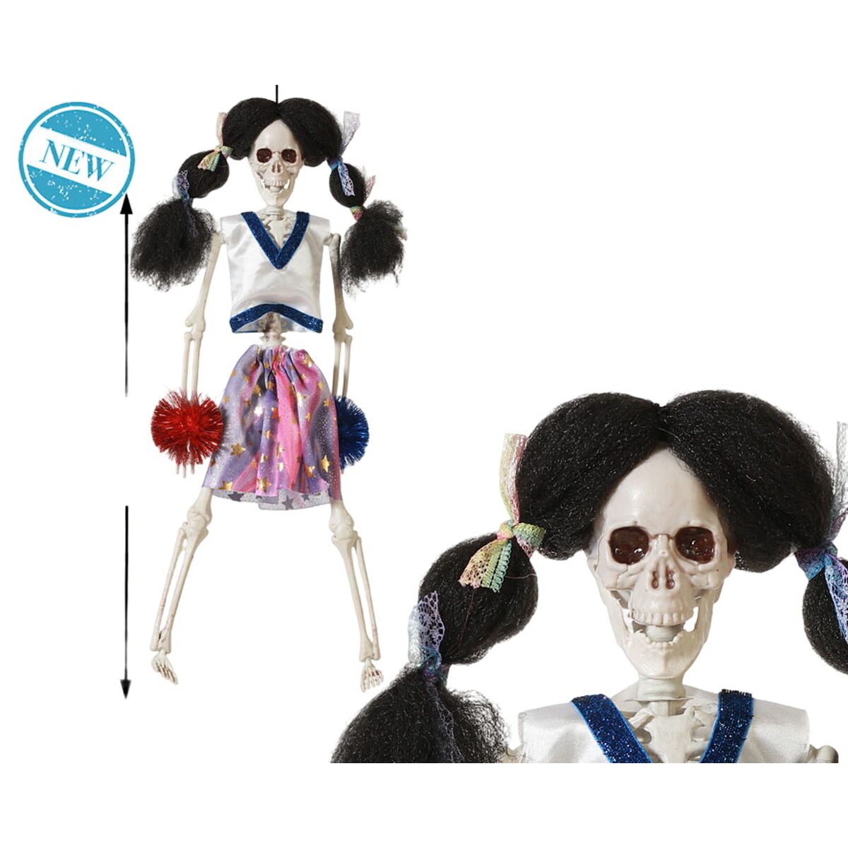 Halloween Decorations Entertainer Skeleton 40 cm