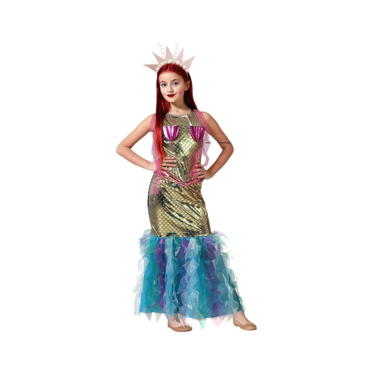 Costume for Children Mermaid 10-12 Years Costume for Children Mermaid 10-12 Years