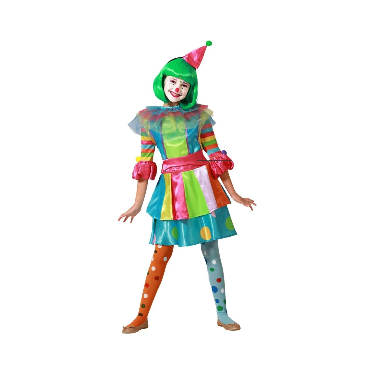 Costume for Children Female Clown