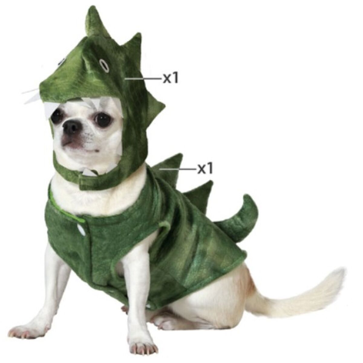 Dog Costume Size M Dinosaur Dog Costume Size M Dinosaur