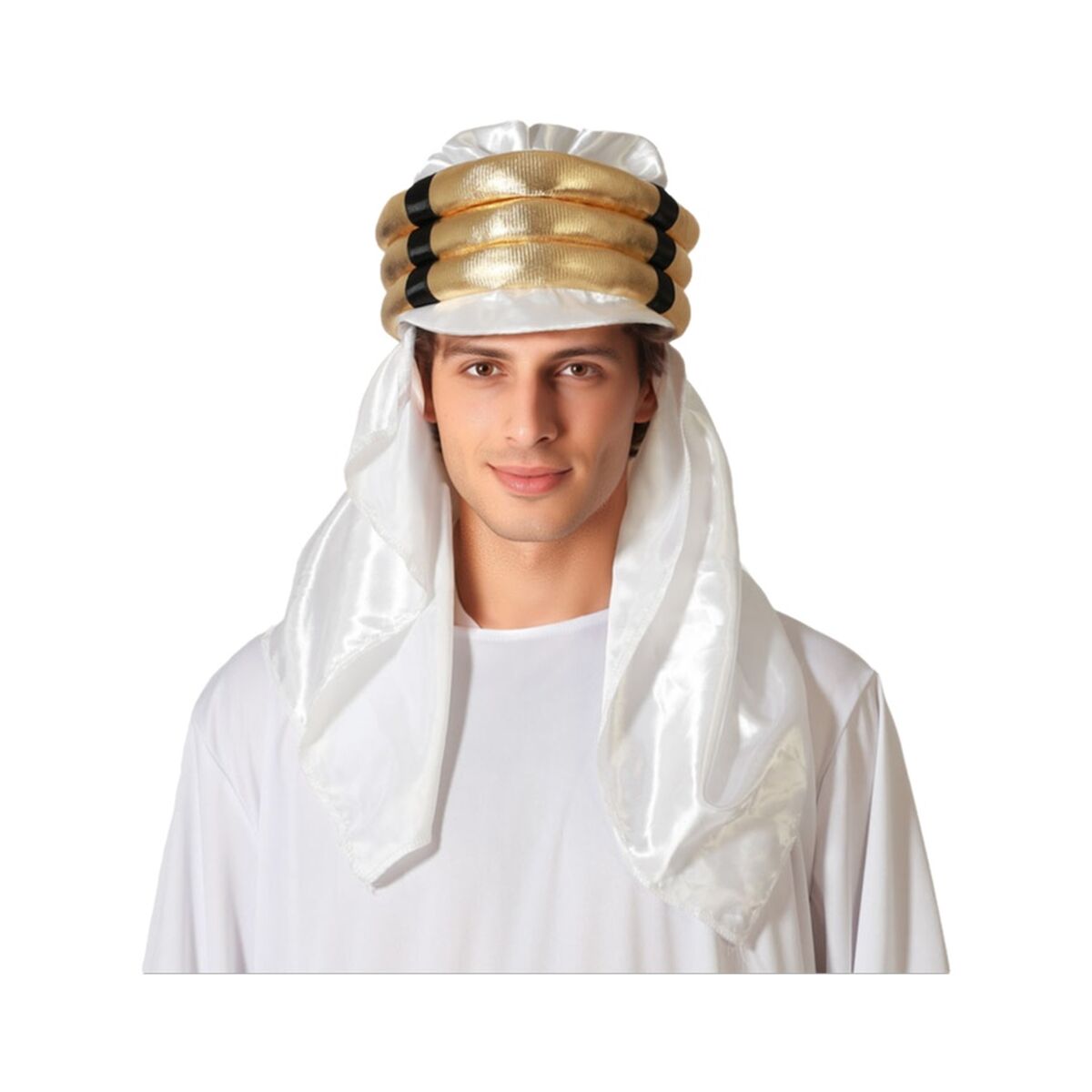 Hat White tuareg Arab Hat White tuareg Arab