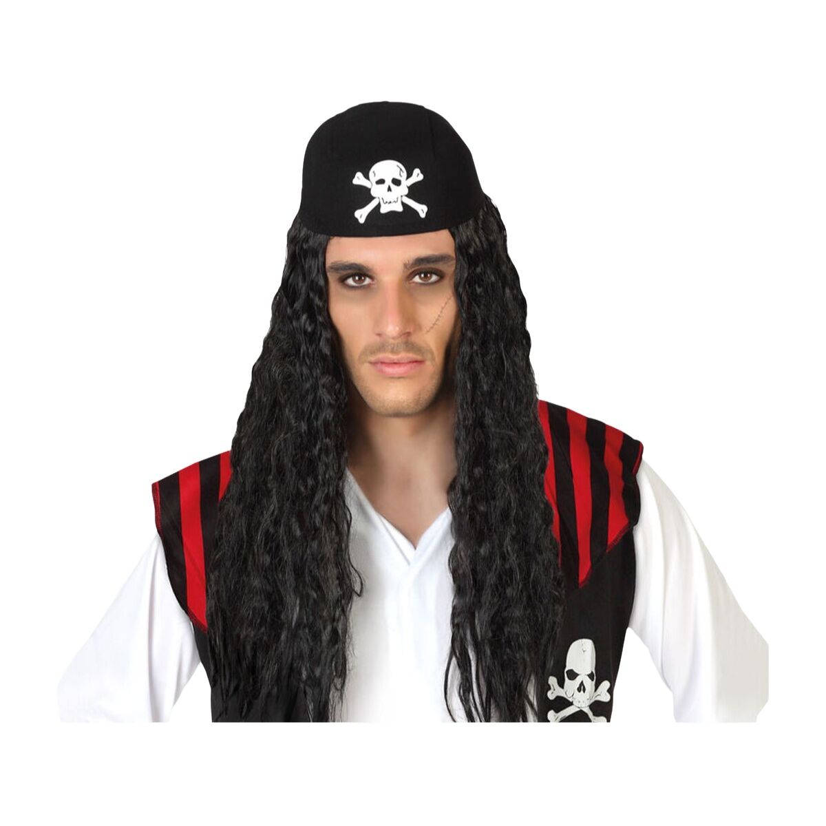 Wigs Black Pirate Wigs Black Pirate