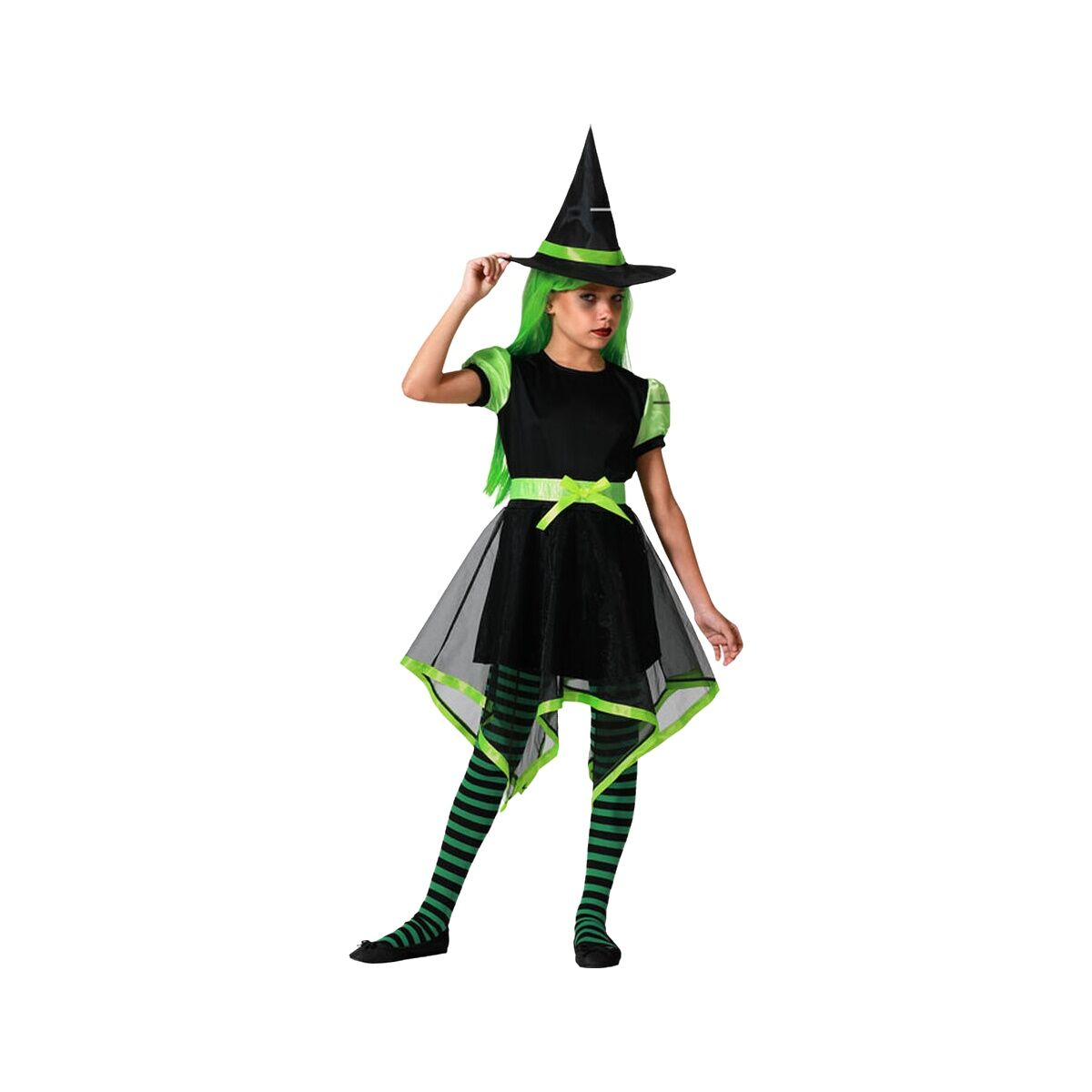 Costume for Children Green Witch Costume for Children Green Witch