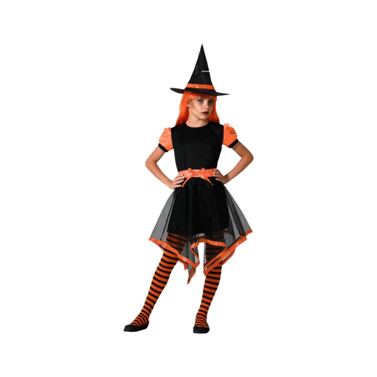 Costume for Children Orange Witch Costume for Children Orange Witch