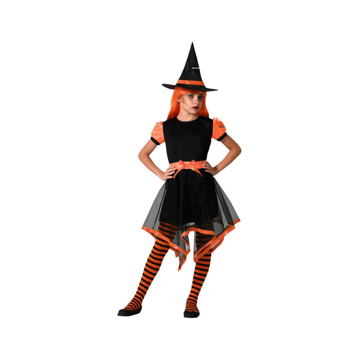 Costume for Children Orange Witch Costume for Children Orange Witch