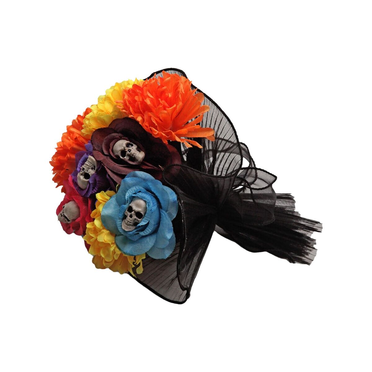 Halloween Decorations 22 x 22 x 25 cm White Red Mexican Woman Skulls Day of the dead Halloween Decorations 22 x 22 x 25 cm White Red Mexican Woman Skulls Day of the dead