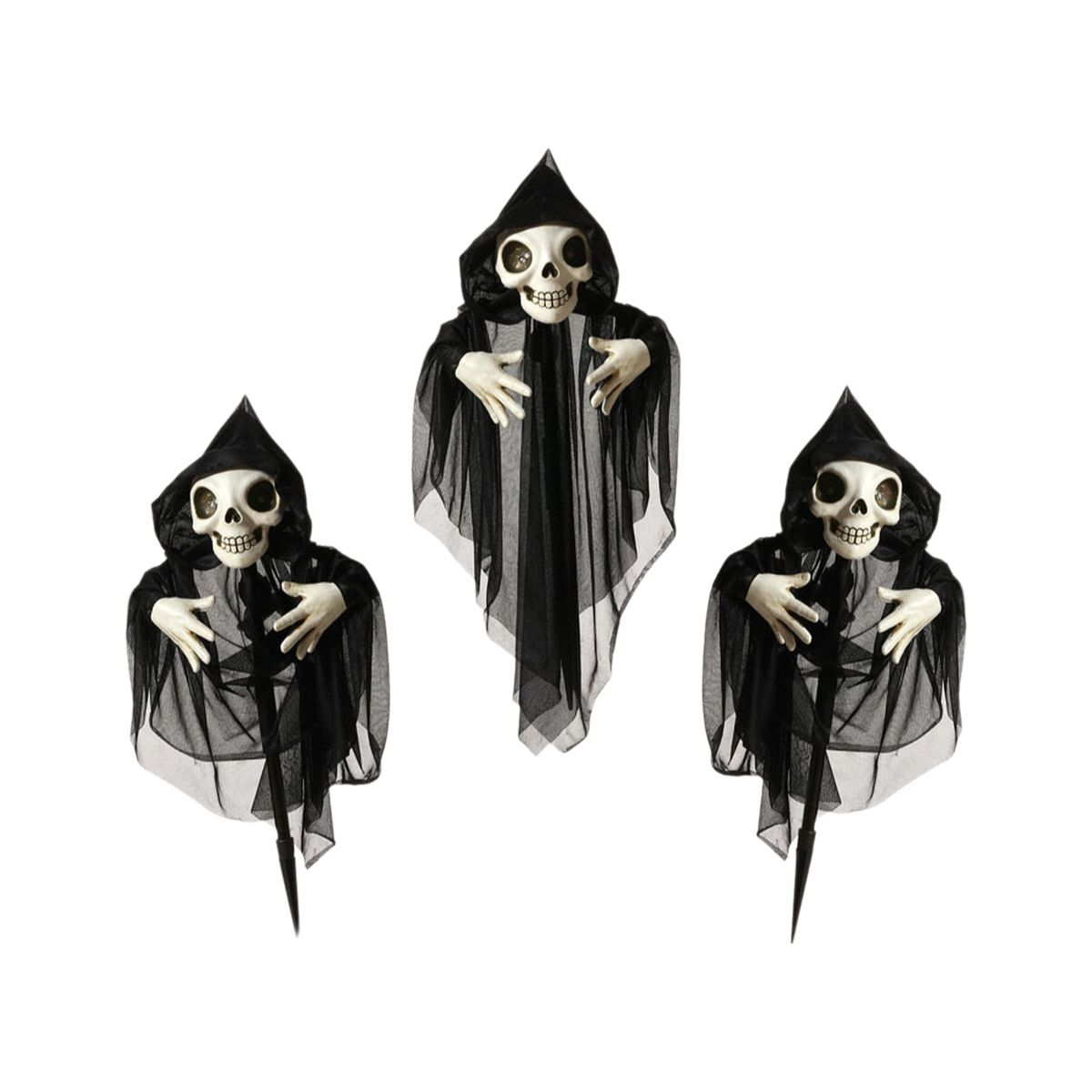 Halloween Decorations Skeleton 130 x 10 x 60 cm (3 Pieces) (3 Units) Halloween Decorations Skeleton 130 x 10 x 60 cm (3 Pieces) (3 Units)