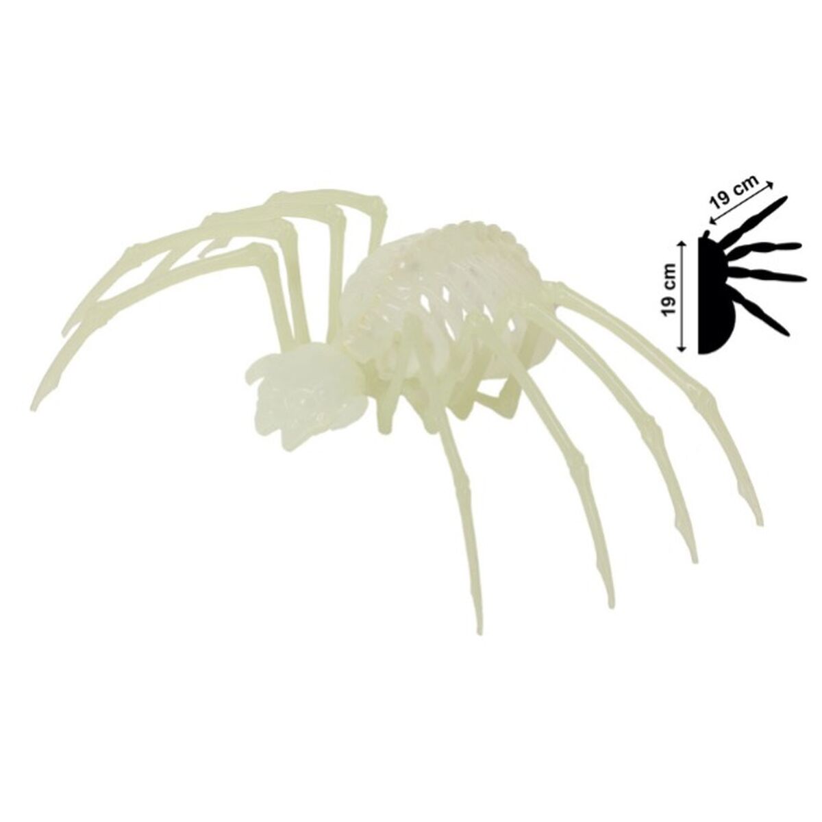 Halloween Decorations 38 x 19 x 10 cm Green Spider Halloween Decorations 38 x 19 x 10 cm Green Spider