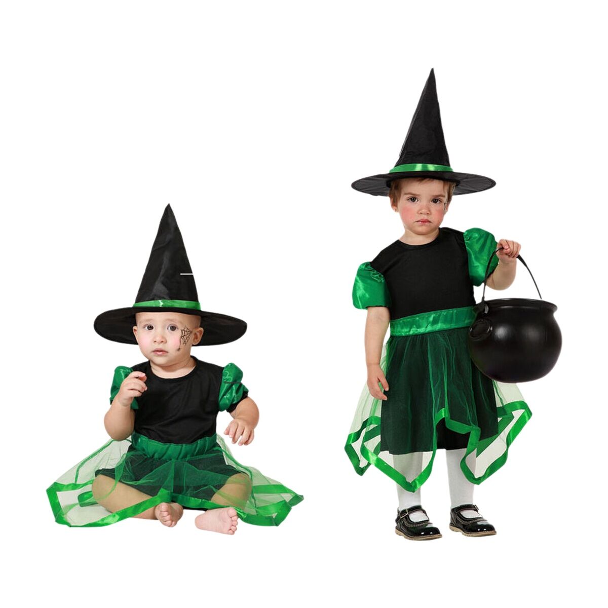 Costume for Babies Green Witch Costume for Babies Green Witch