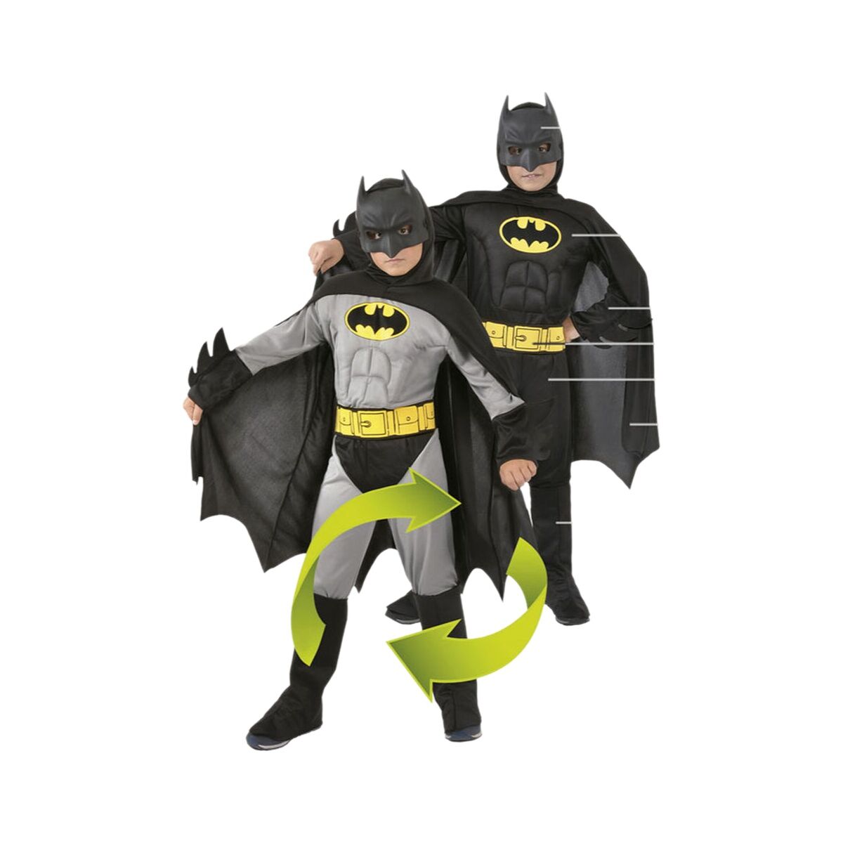 Costume for Children Batman Reversible