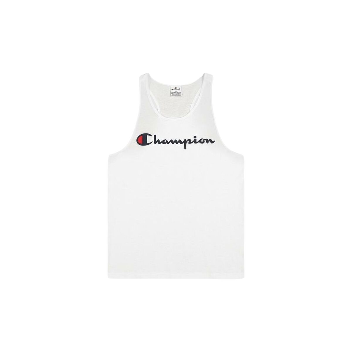 Men’s Sleeveless T-shirt Champion CHAMPION TANK 220780 White