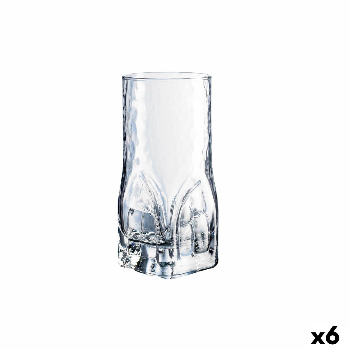 Shot glass Borgonovo Frosty 470 ml 7 x 7 x 16 cm (6 Units) Shot glass Borgonovo Frosty 470 ml 7 x 7 x 16 cm (6 Units)