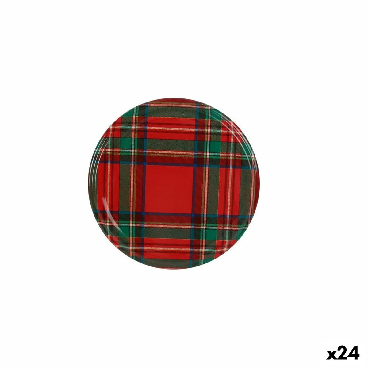 Set of lids Sarkap Scottish Man 6 Pieces 6,6 x 0,8 cm (24 Units) Set of lids Sarkap Scottish Man 6 Pieces 6,6 x 0,8 cm (24 Units)