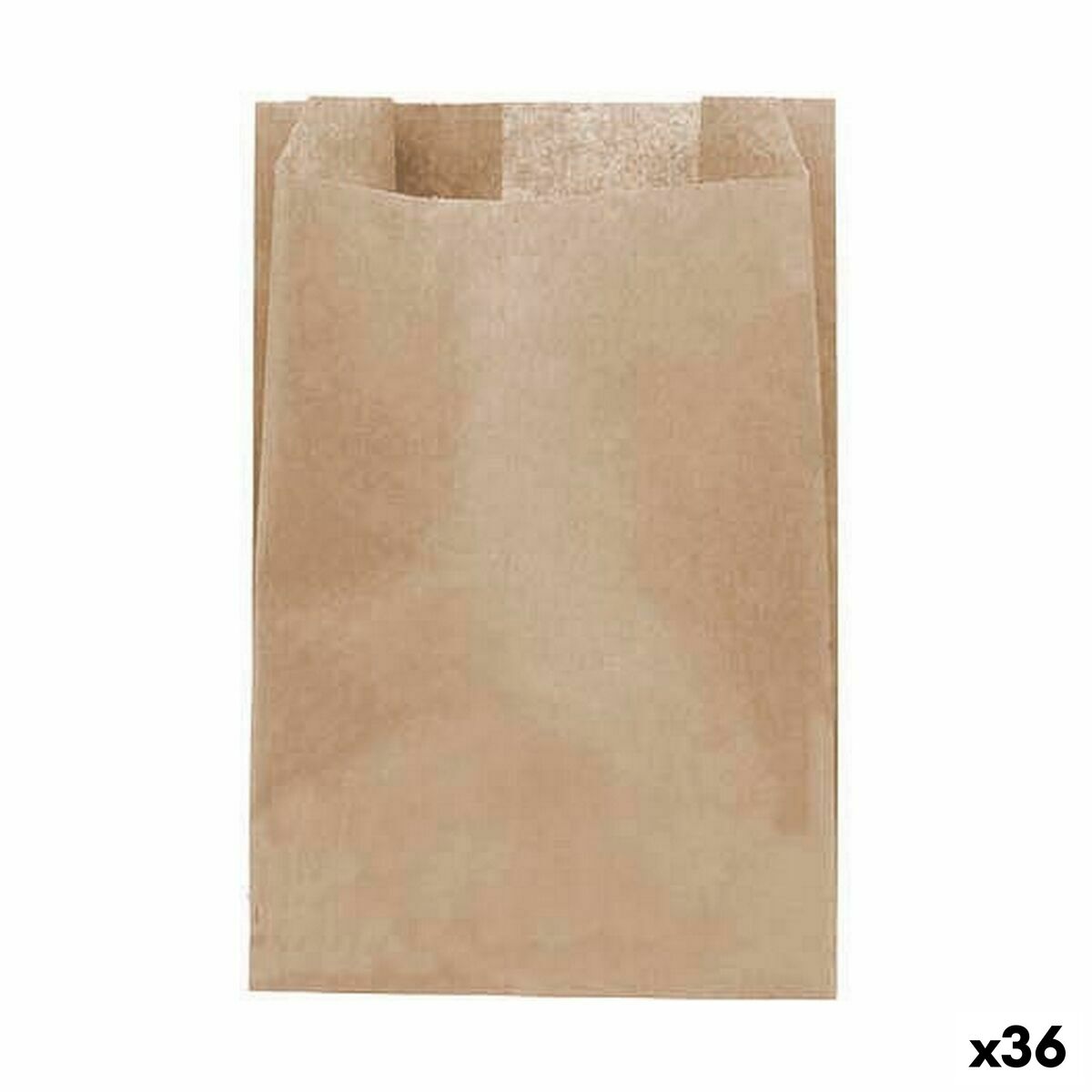 Reusable Food Bag Algon kraft paper 10 x 15 cm Disposable 30 Pieces (36 Units)