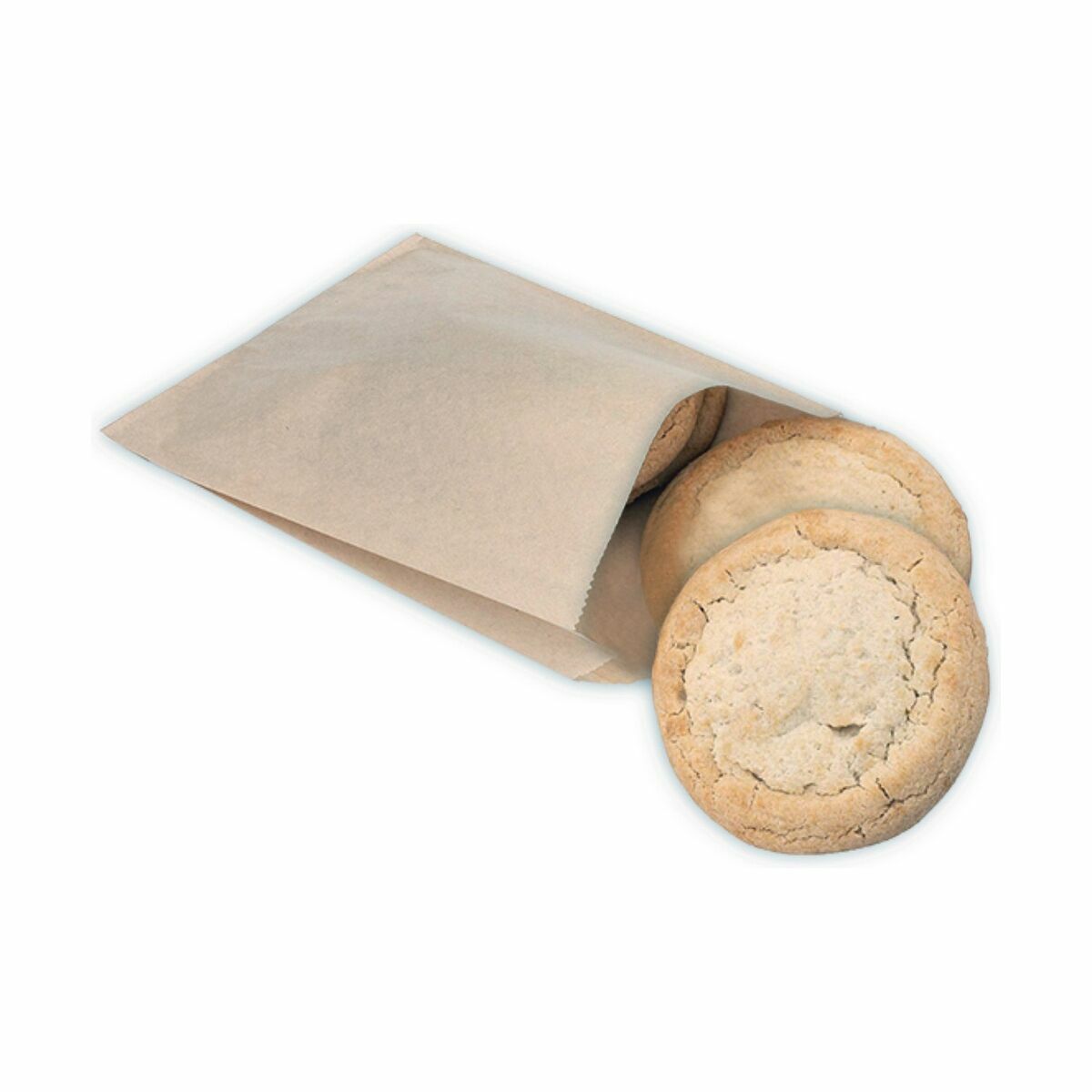 Reusable Food Bag Algon kraft paper 13 x 18 cm Disposable 25 Pieces (36 Units)