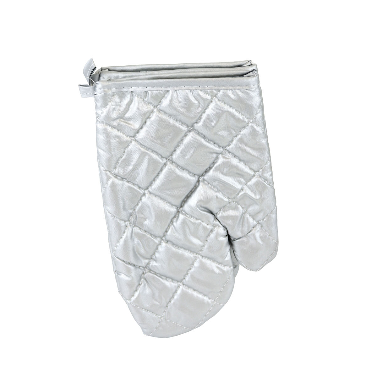 Oven Mitt Quttin Silver 25 x 16 x 24 cm Set 2 Pieces (24 Units)