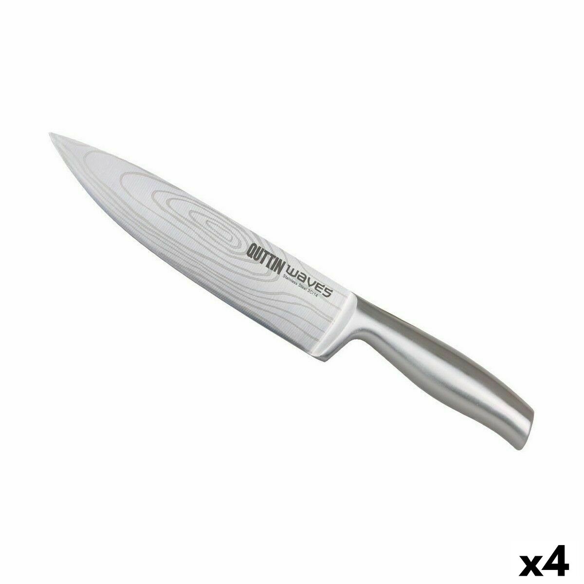 Chef’s knife Quttin Waves 20 cm (4 Units)