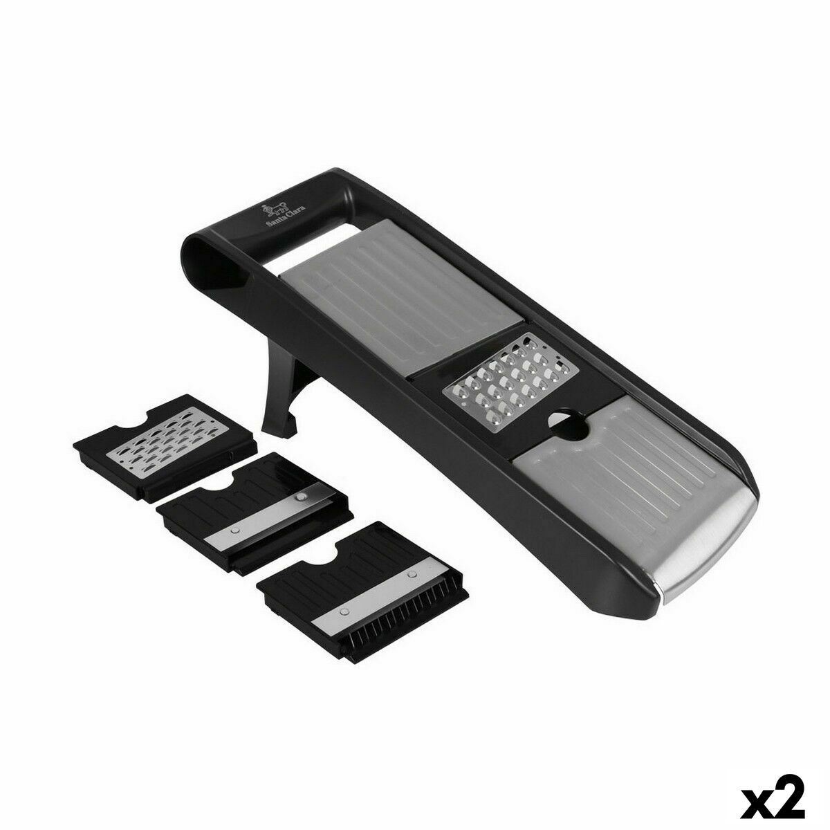 Mandolin Grater Santa Clara 35 x 13 x 6 cm (2 Units) Mandolin Grater Santa Clara 35 x 13 x 6 cm (2 Units)