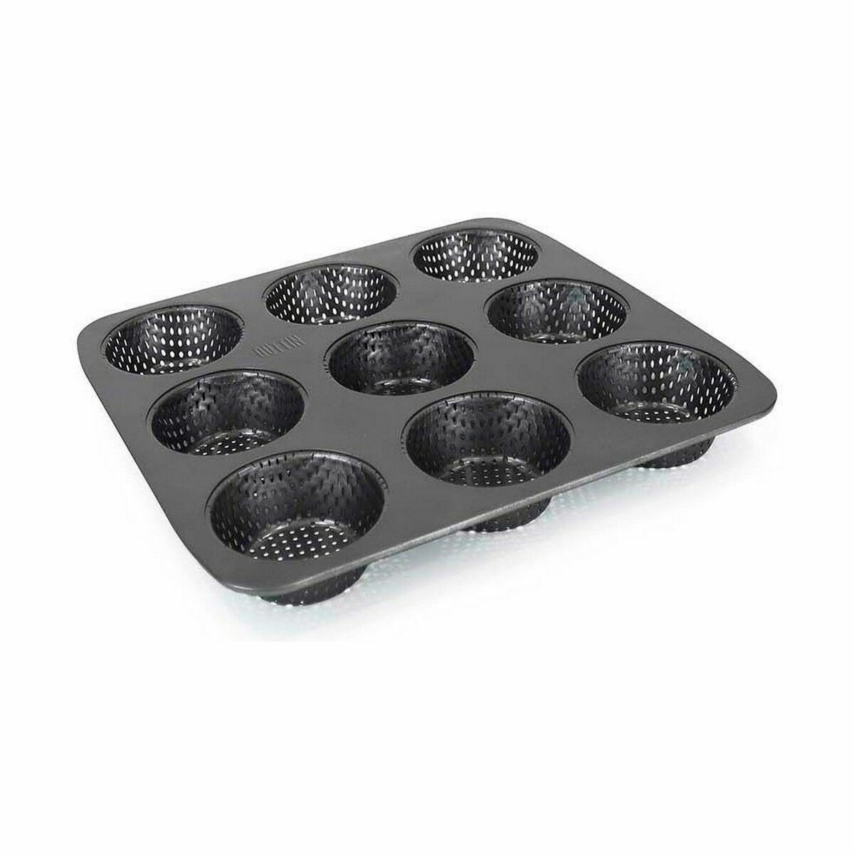 Tartlets tin Quttin 32 x 30 x 3,2 cm Drilled 8 Units