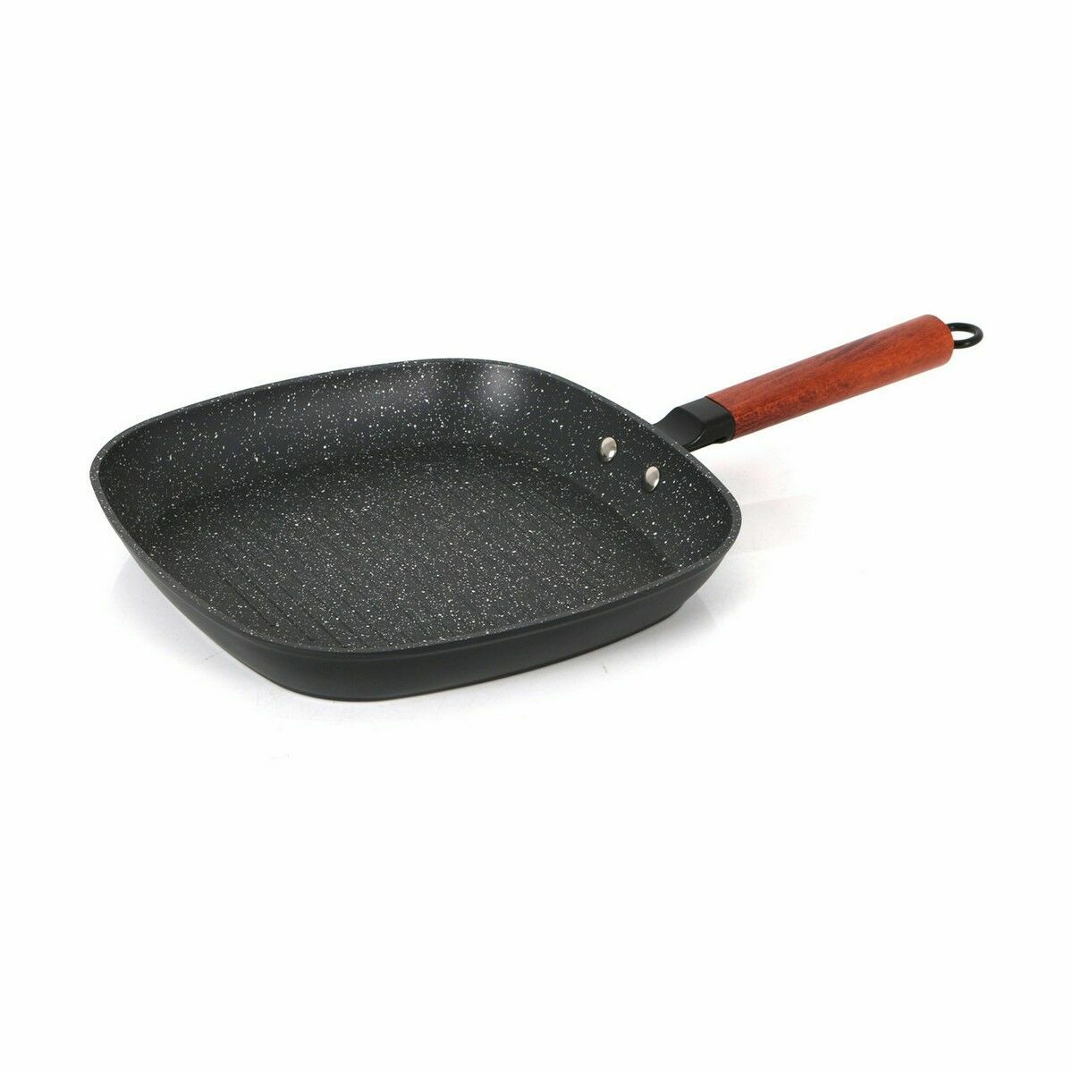 Grill pan with stripes Quttin Doha Toughened aluminium 39 x 28 x 15 cm (6 Units)