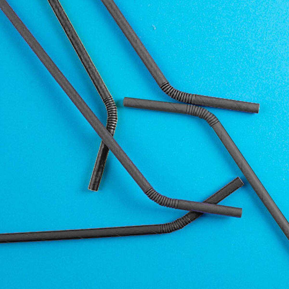 Reusable Drinking Straw Algon Black 19,7 x 0,6 cm 25 Pieces 24 Units