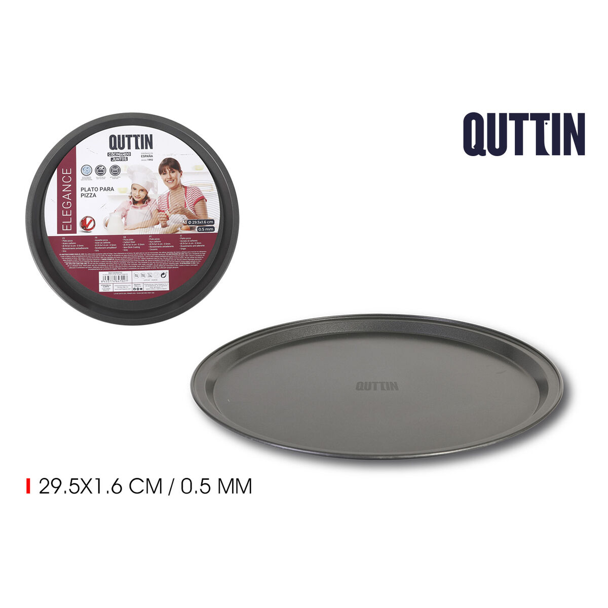 Pizza Plate Quttin Ø 29,5 cm (12 Units)