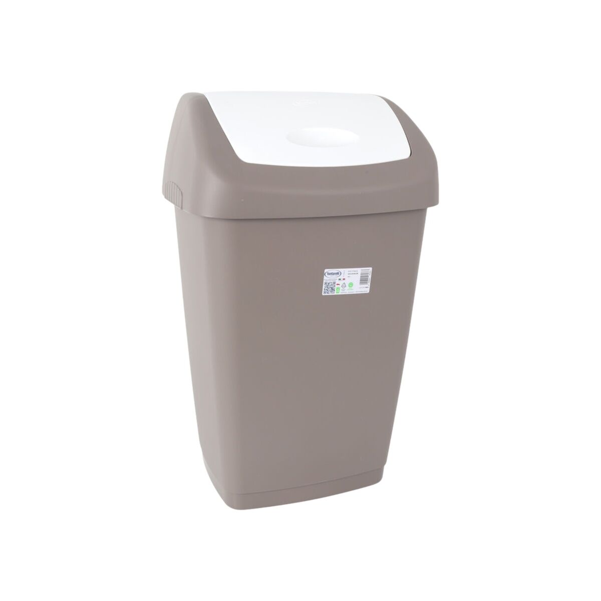 Rubbish bin Tontarelli Aurora Grey 55 L (6 Units)