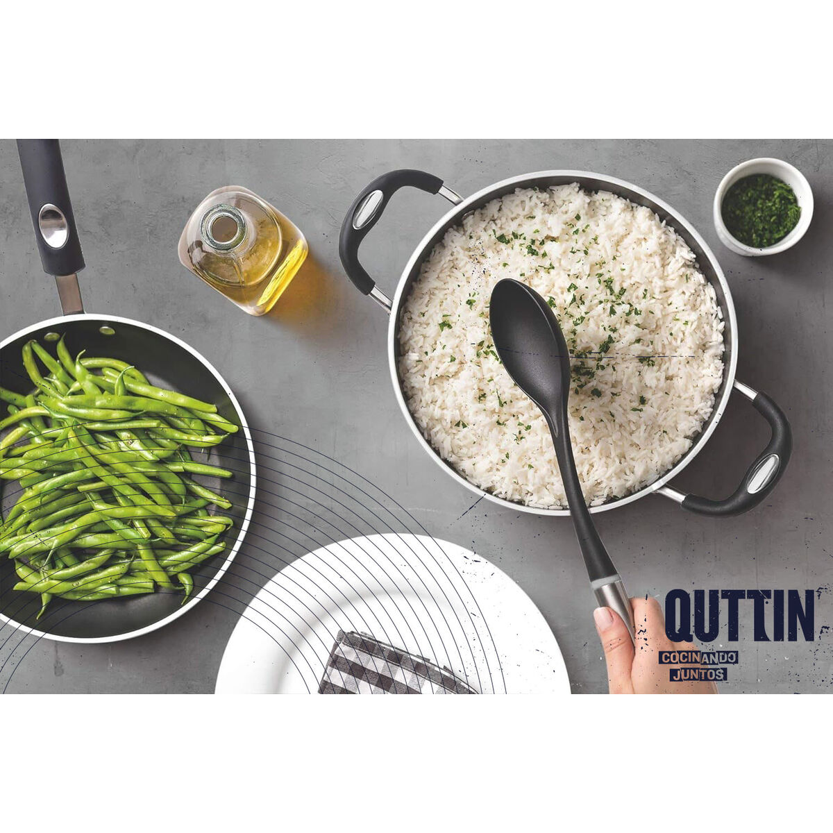 Spoon Quttin Steel 35 x 6 x 3 cm (30 Units)