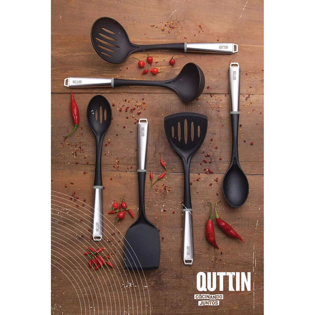 Spoon Quttin Steel 35 x 6 x 3 cm (30 Units)