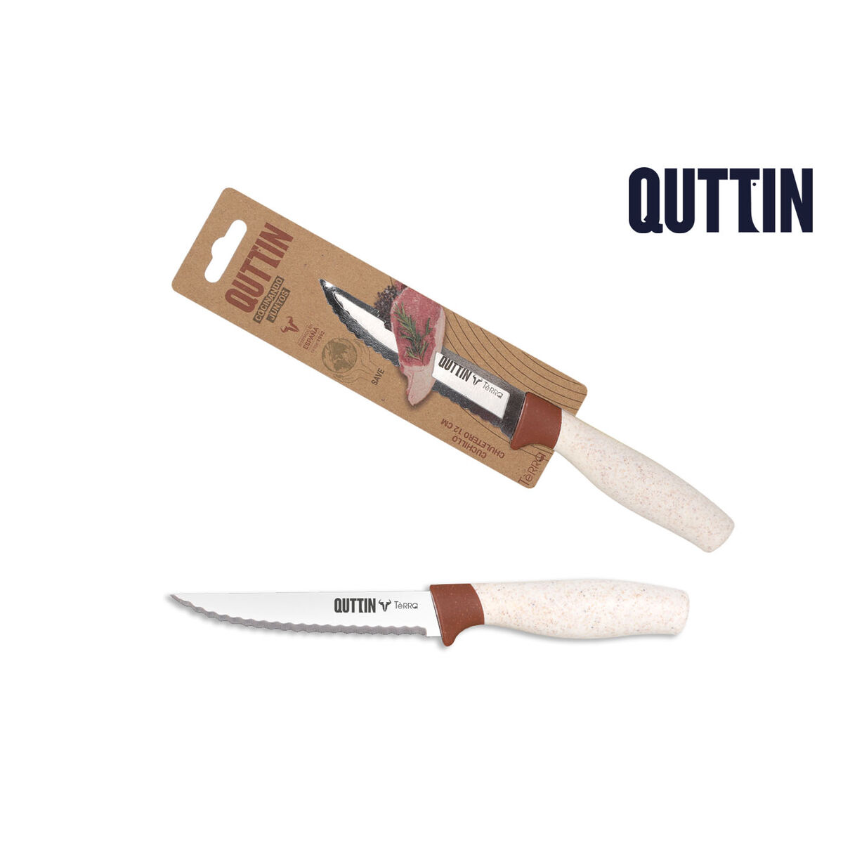 Kitchen Knife Quttin Terra 12 cm (36 Units)