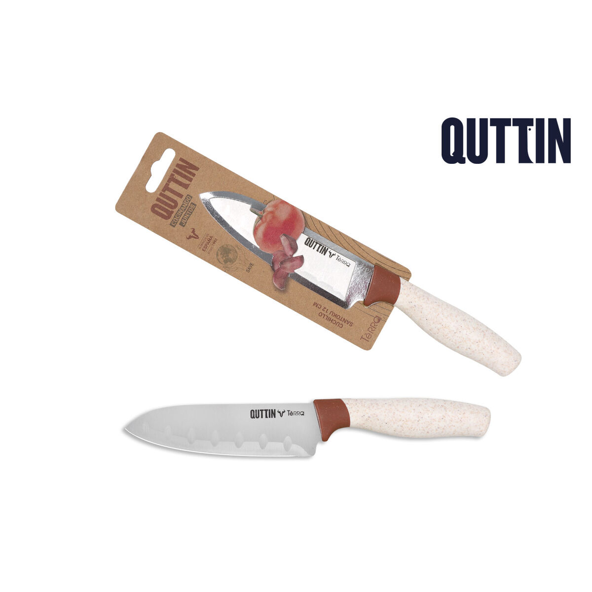 Kitchen Knife Quttin Terra 13 cm (36 Units)