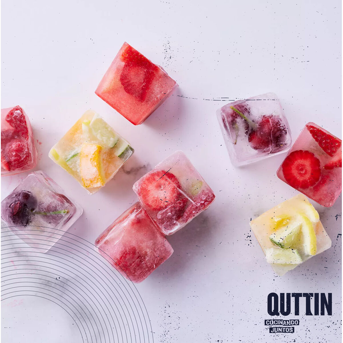 Ice Cube Mould Quttin 27 x 13 x 5 cm (18 Units)