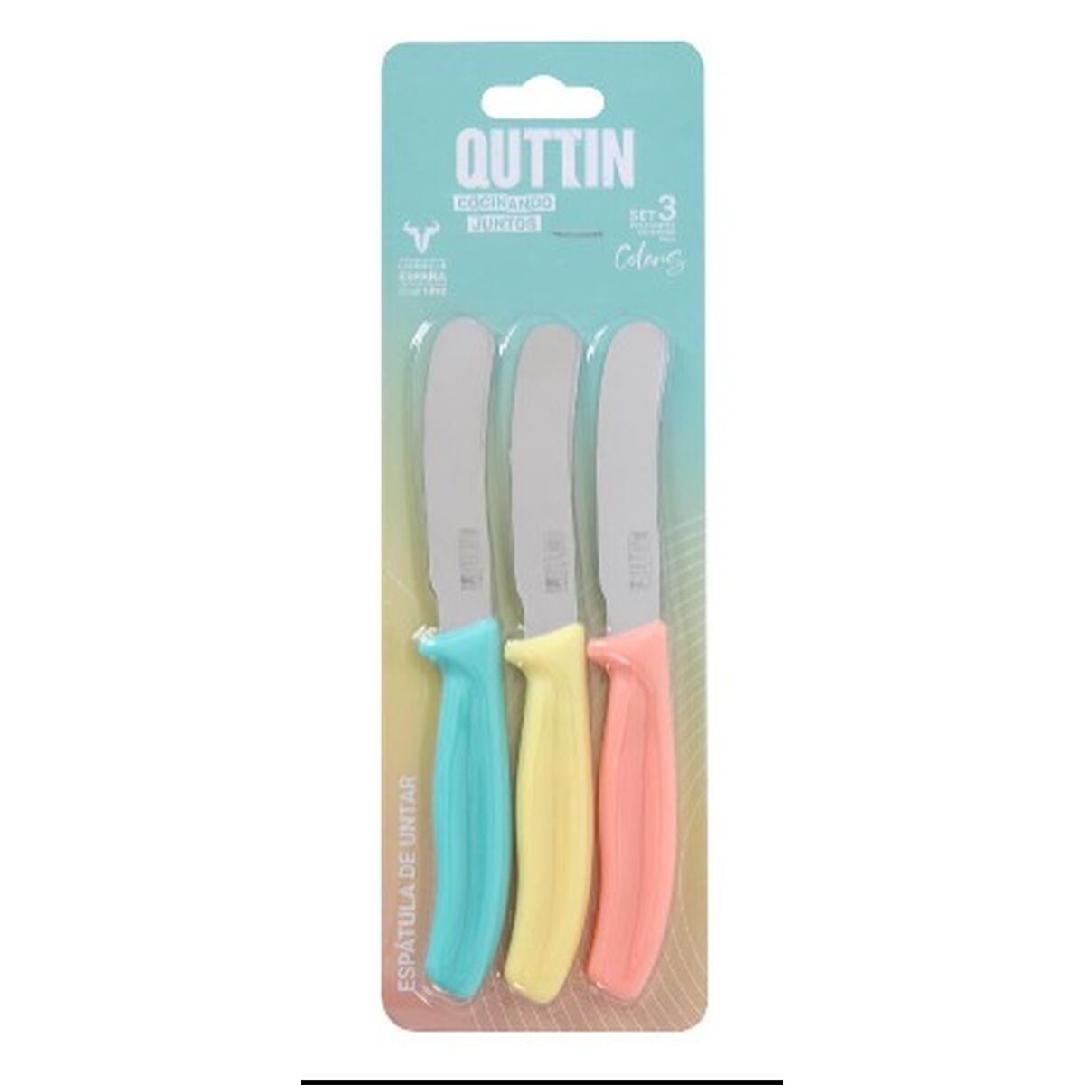 Kitchen Knife Quttin Basic 20 cm 0,8 mm 3 Pieces (12 Units)