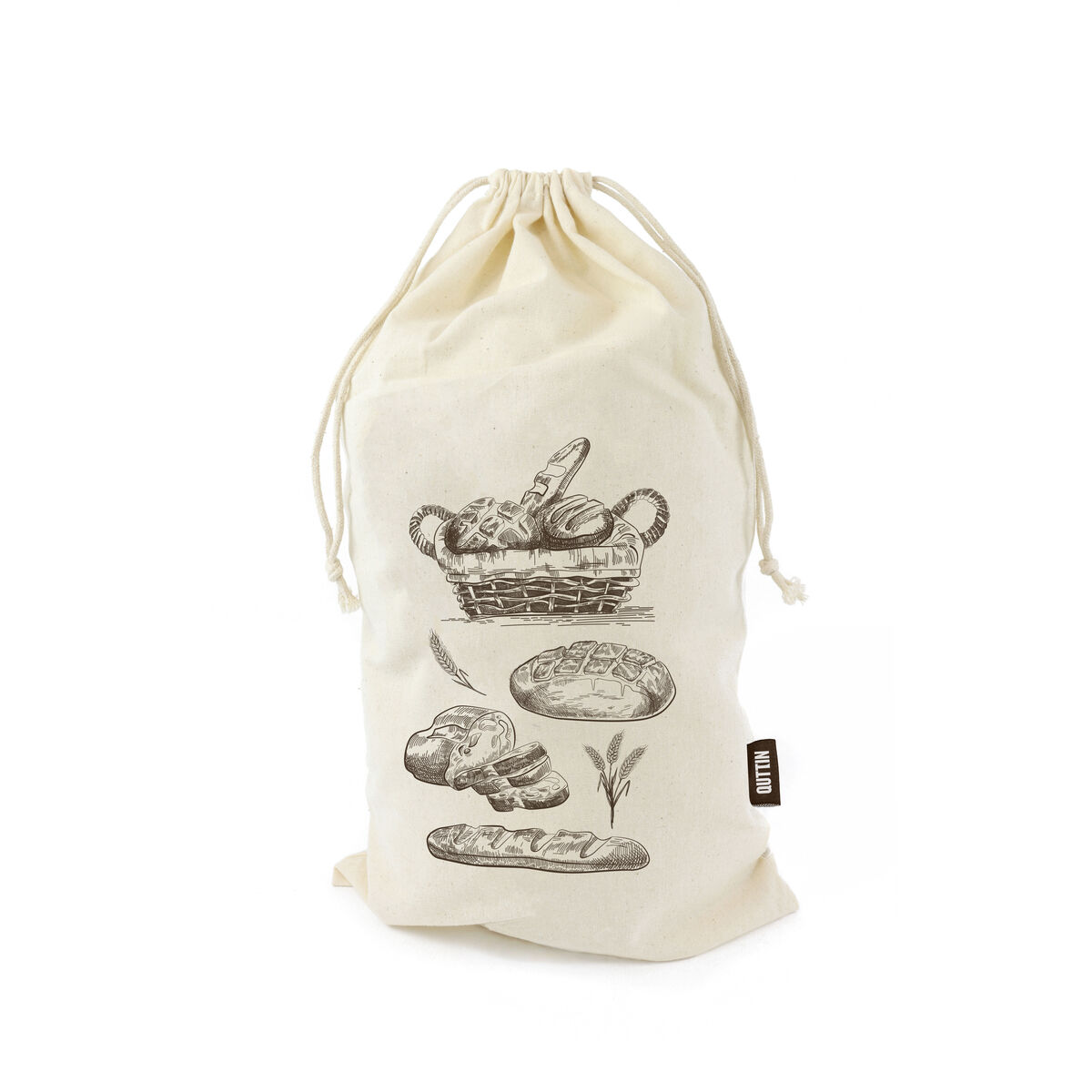 Reusable Food Bag Quttin Bread 25 x 45 cm (24 Units)