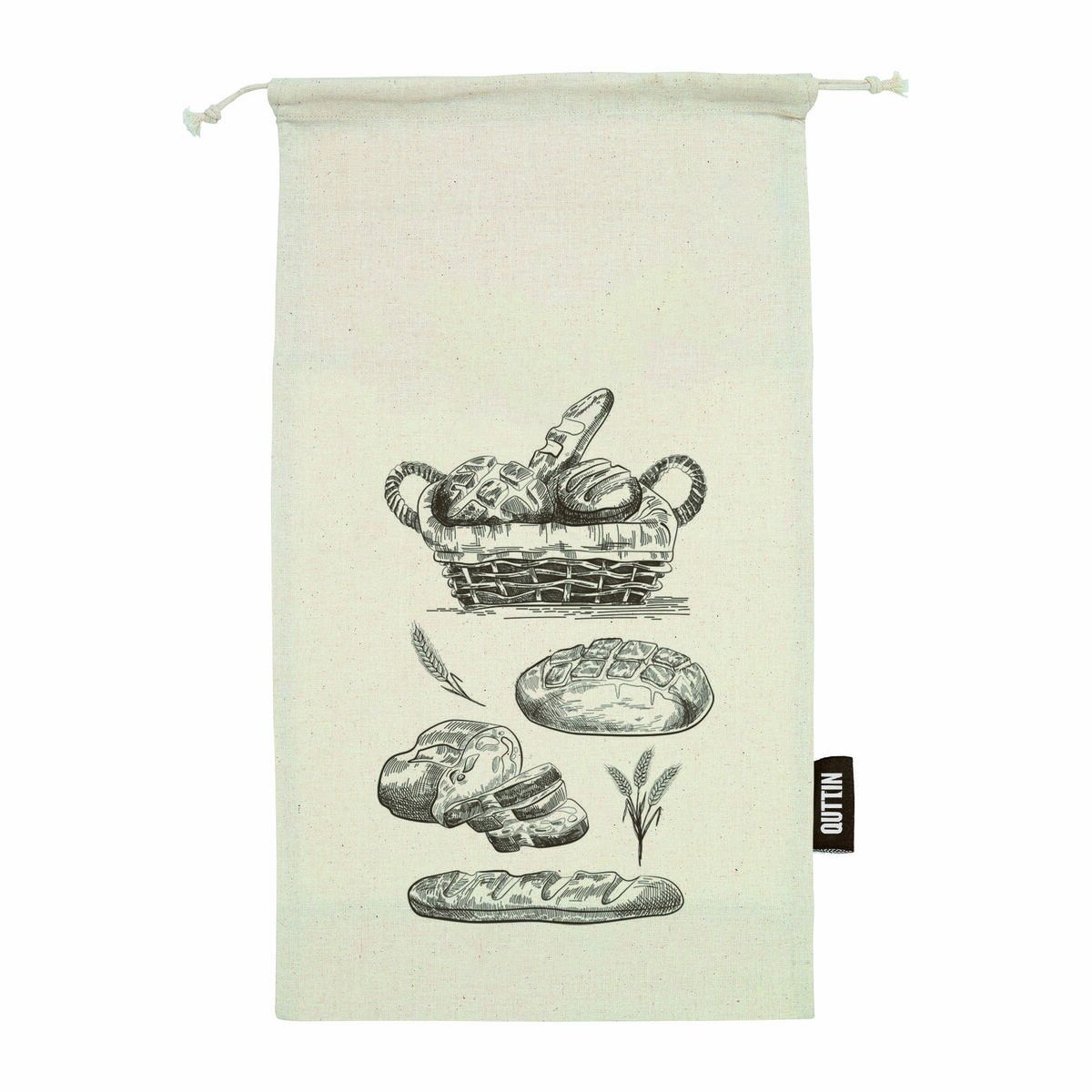 Reusable Food Bag Quttin Bread 25 x 45 cm (24 Units)