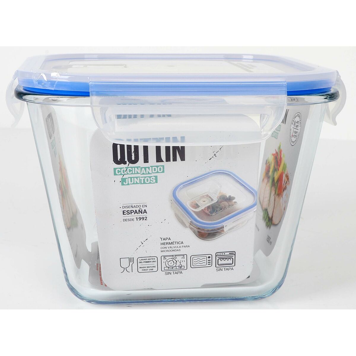 Lunch box Quttin Squared 1,8 L (6 Units)