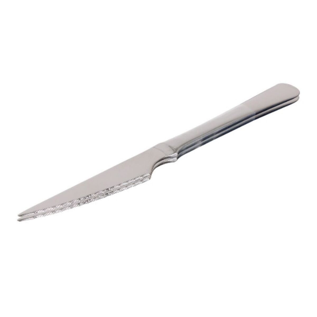 Meat Knife Set Quttin Classic Silver Stainless steel 21,5 x 1,9 cm 2 Pieces (12 Units)