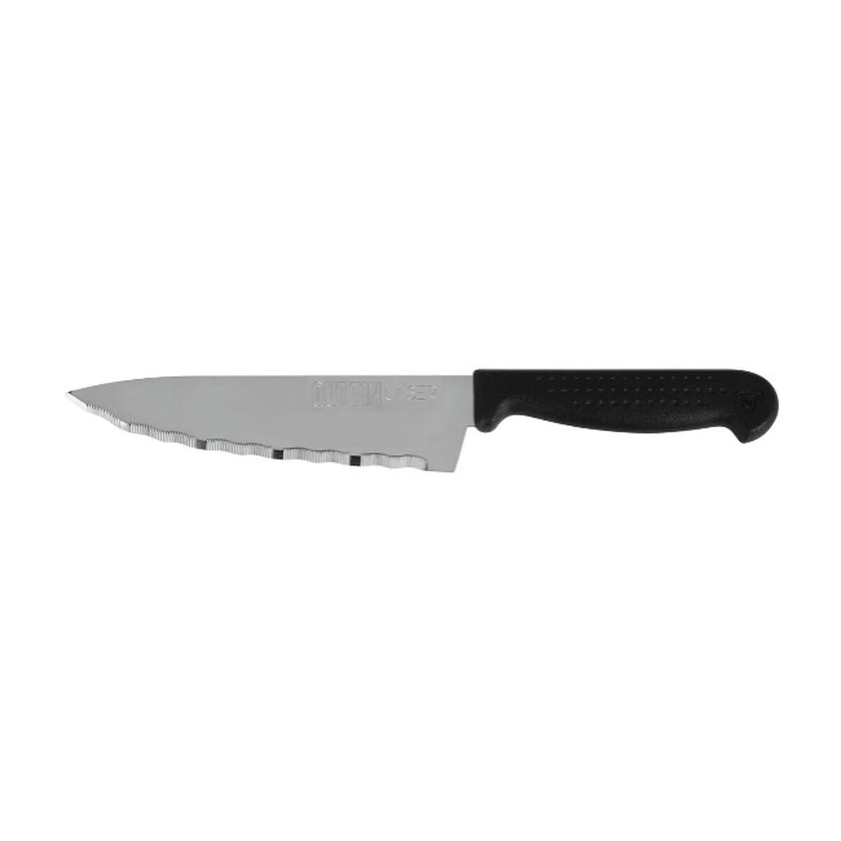 Kitchen Knife Quttin Laser Black Silver 28 x 6 x 1,3 cm (28 Units)