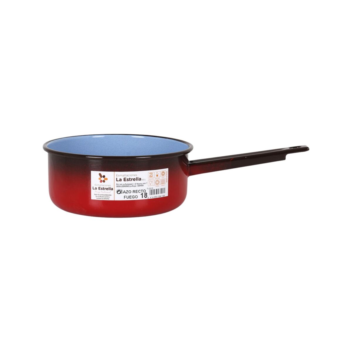 Saucepan La Estrella Fuego 2,2 L 34,5 x 19,5 x 10 cm (6 Units)