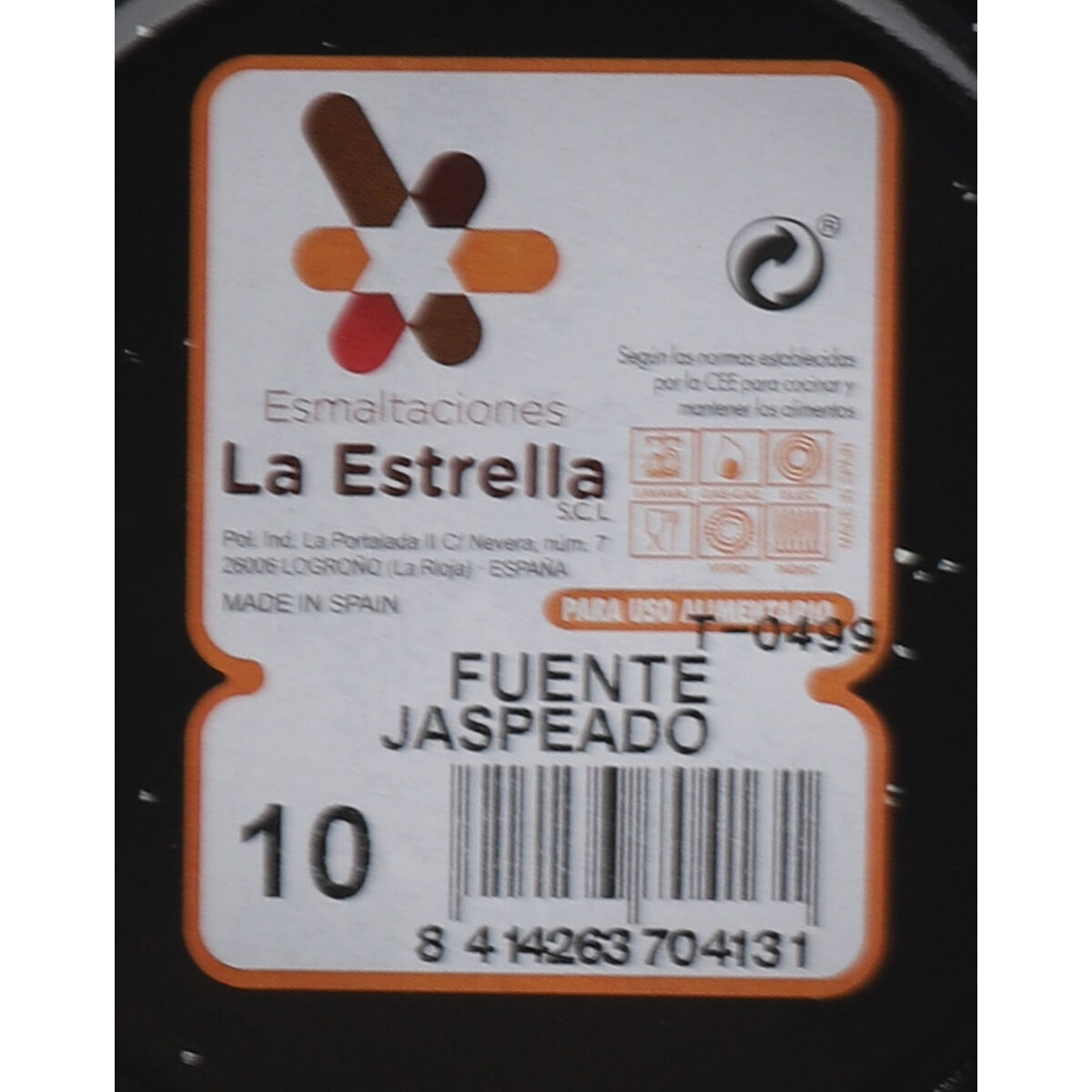 Saucepan La Estrella Jaspeada 200 ml 16 x 10 x 4 cm (12 Units)