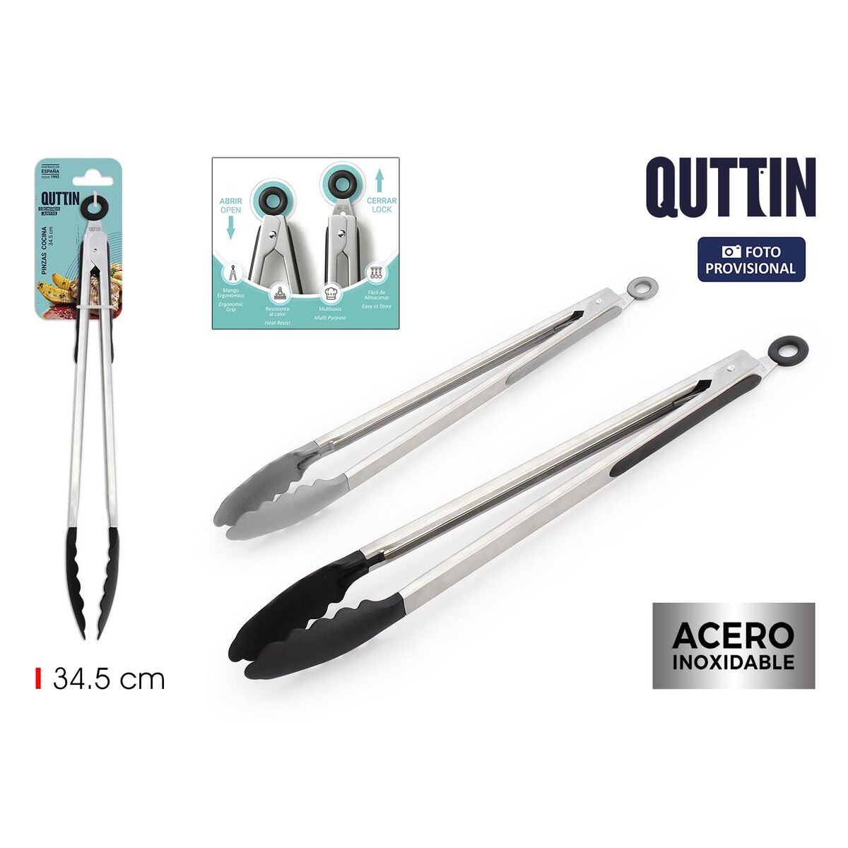 Kitchen Pegs Quttin 34,5 cm 0,6 mm (24 Units)