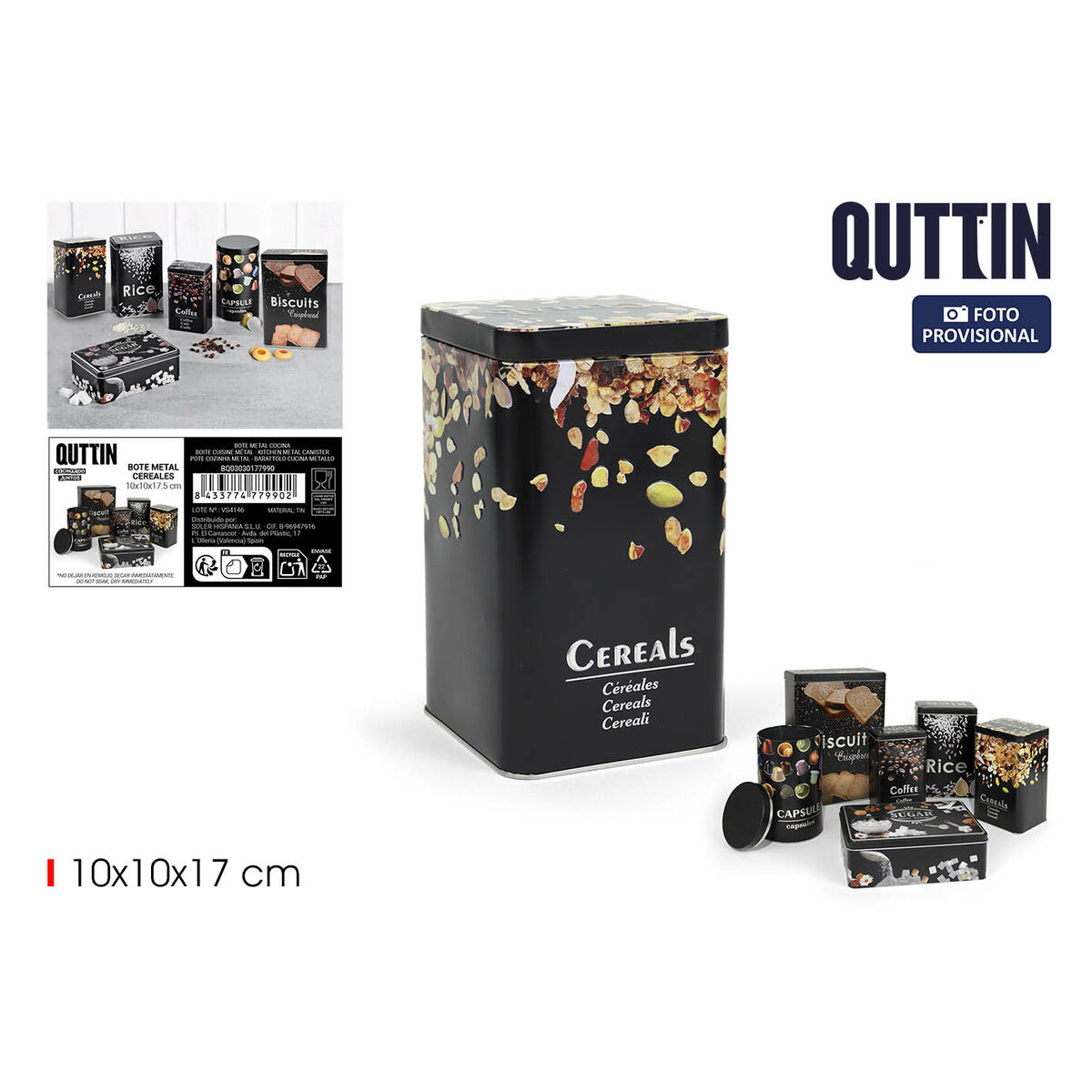 Tin Quttin CEREALS (12 Units)