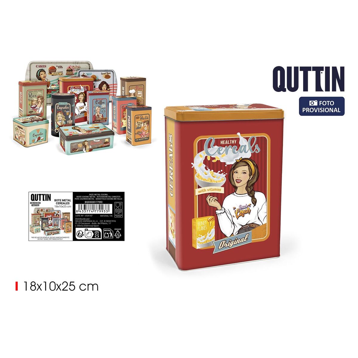 Tin Quttin CEREALS (12 Units)
