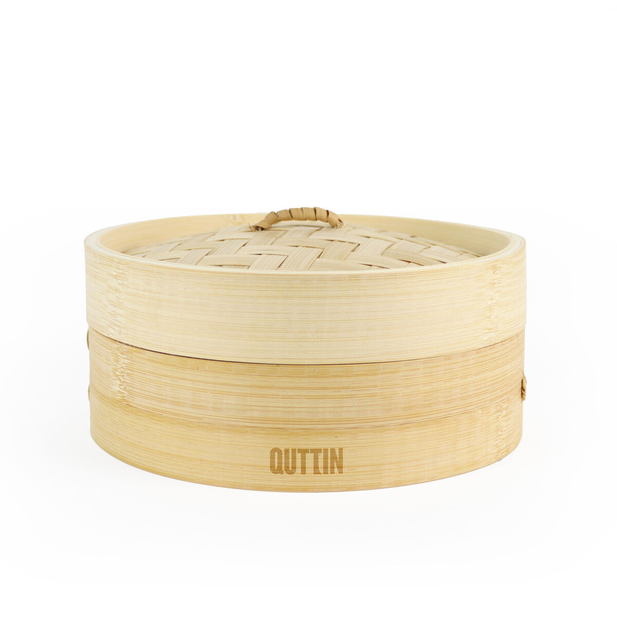Food Steamer Quttin Bamboo 20 x 8,5 cm (12 Units)