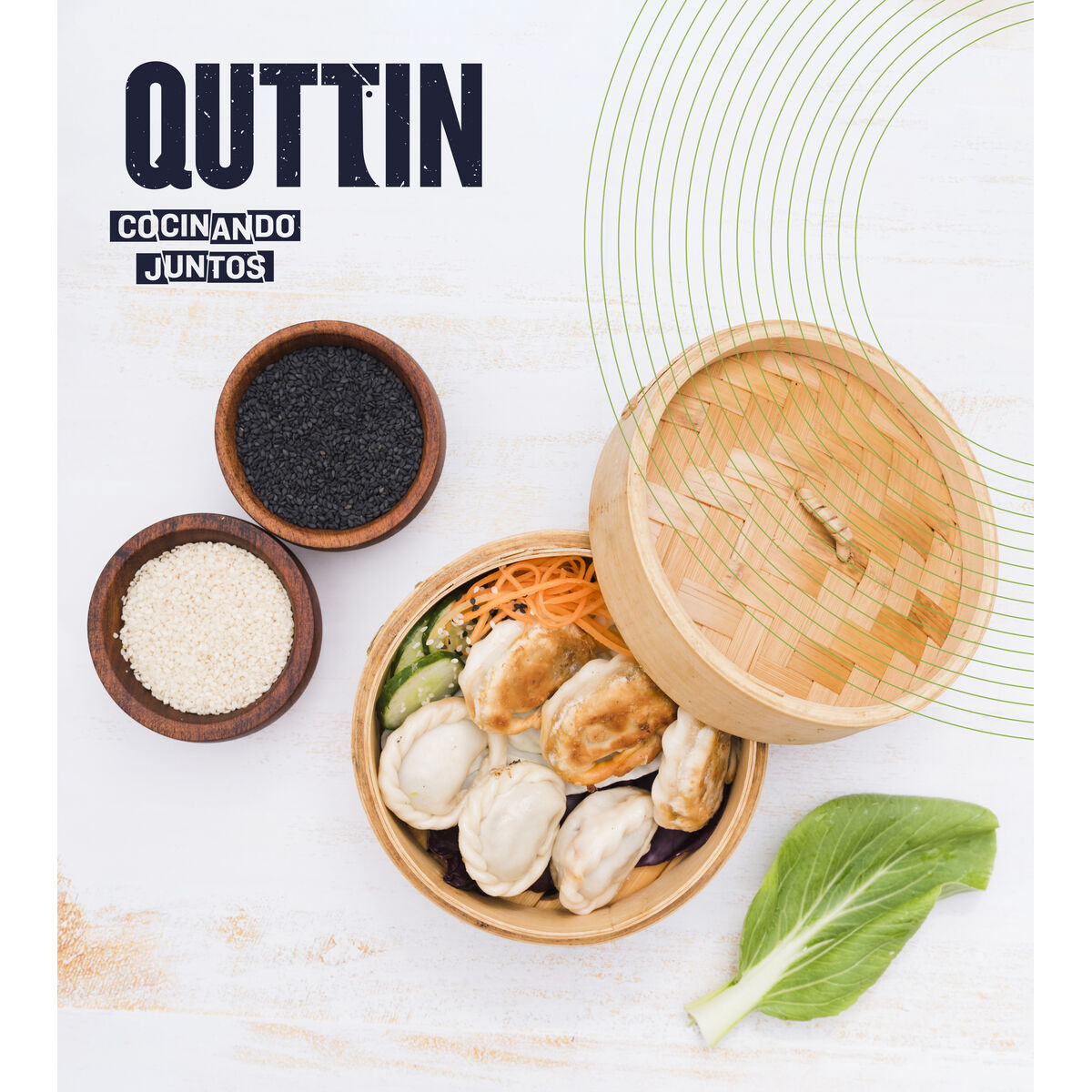 Food Steamer Quttin Bamboo 20 x 8,5 cm (12 Units)